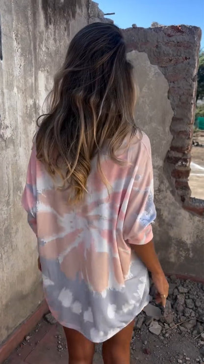Demi | Charming Tie-dye Top