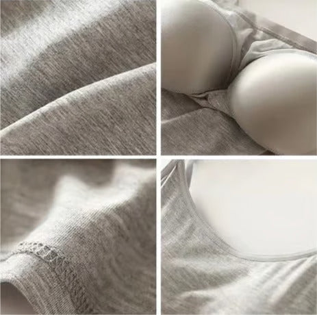 Cetestia™ | Relaxed Beach Tank Top with Integrated Bra