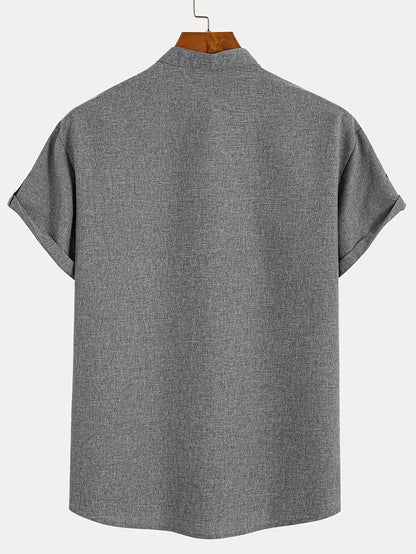 Zalecta | Modern Polo with Stand-Up Collar