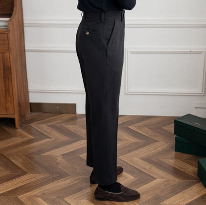 Bristol Wool Felt Straight Trousers