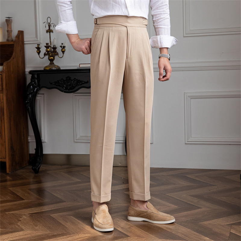 Gurkha Pleated Trousers Portovenere