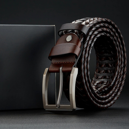 Heritage Woven Leather Belt