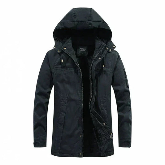 Flavie - Warm Fleece Jacket with Removable Hood