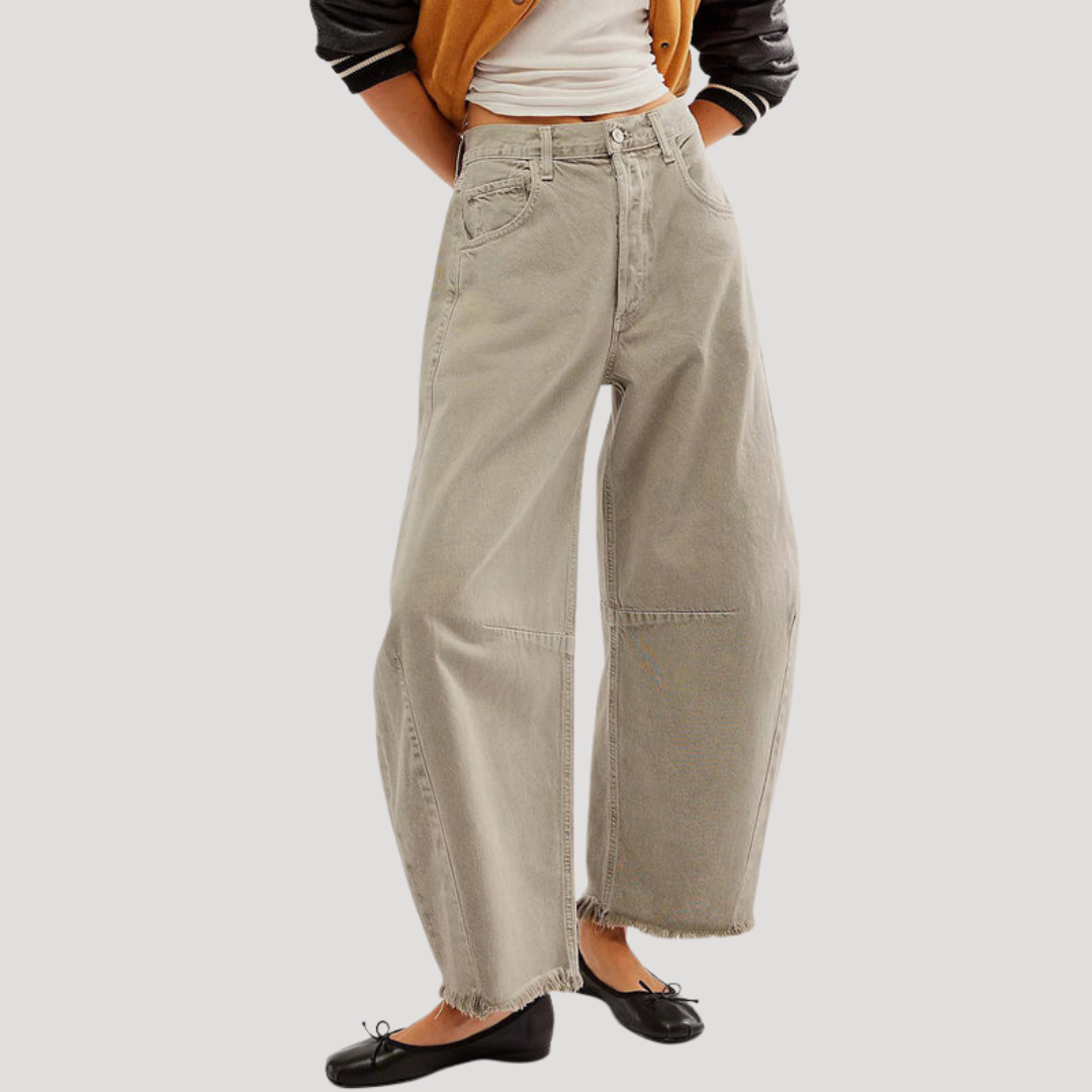 Women’s High Waist Barrel Leg Jeans