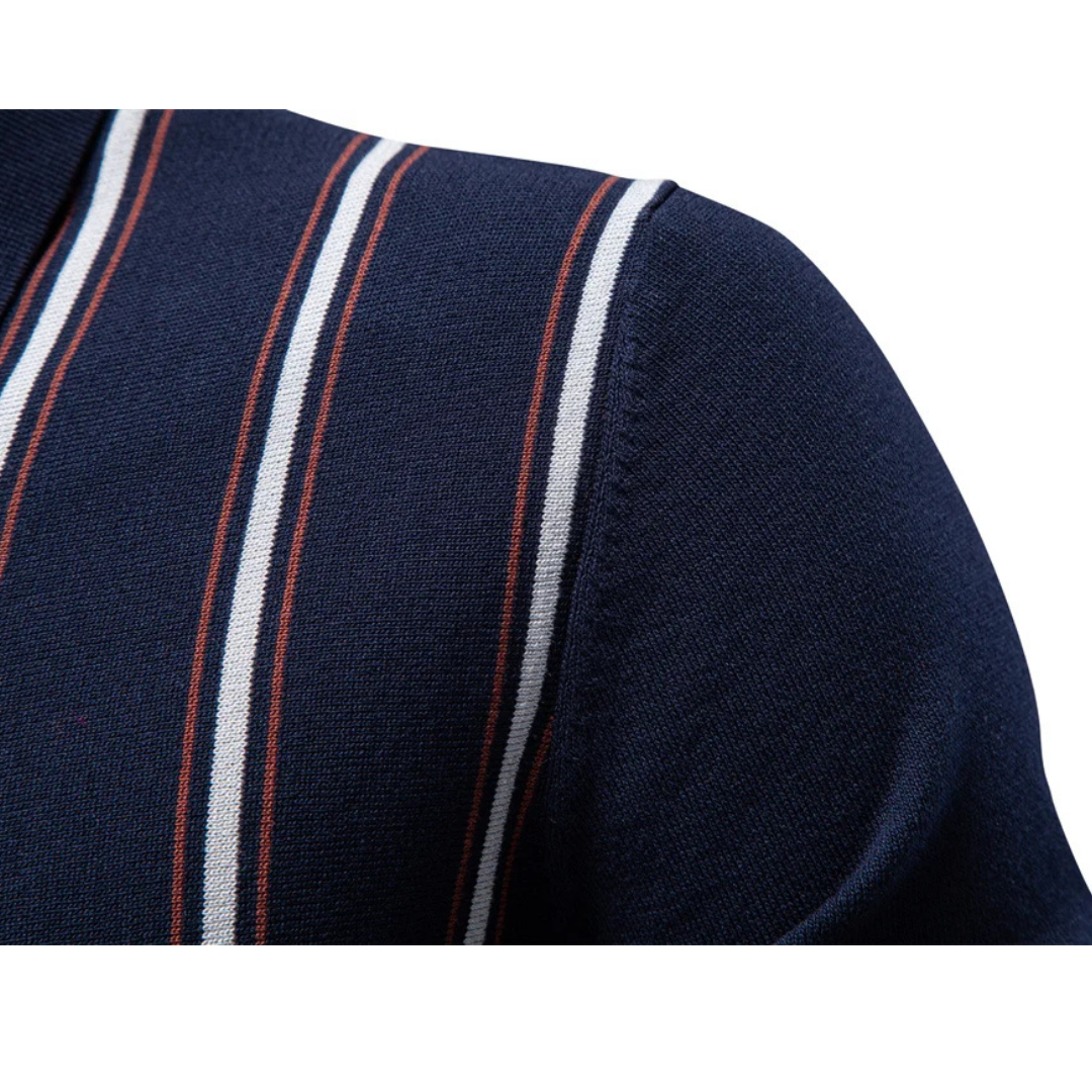 Enrico | Refined Zip Polo