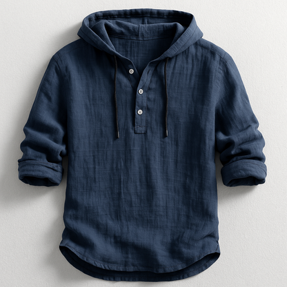 Donatien – Linen Shirt with Hood