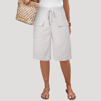 Women’s Bermuda Elasticated Waist Summer Shorts