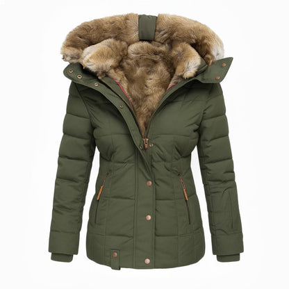 Aniek | Warm Winter Coat with Faux Fur Lining