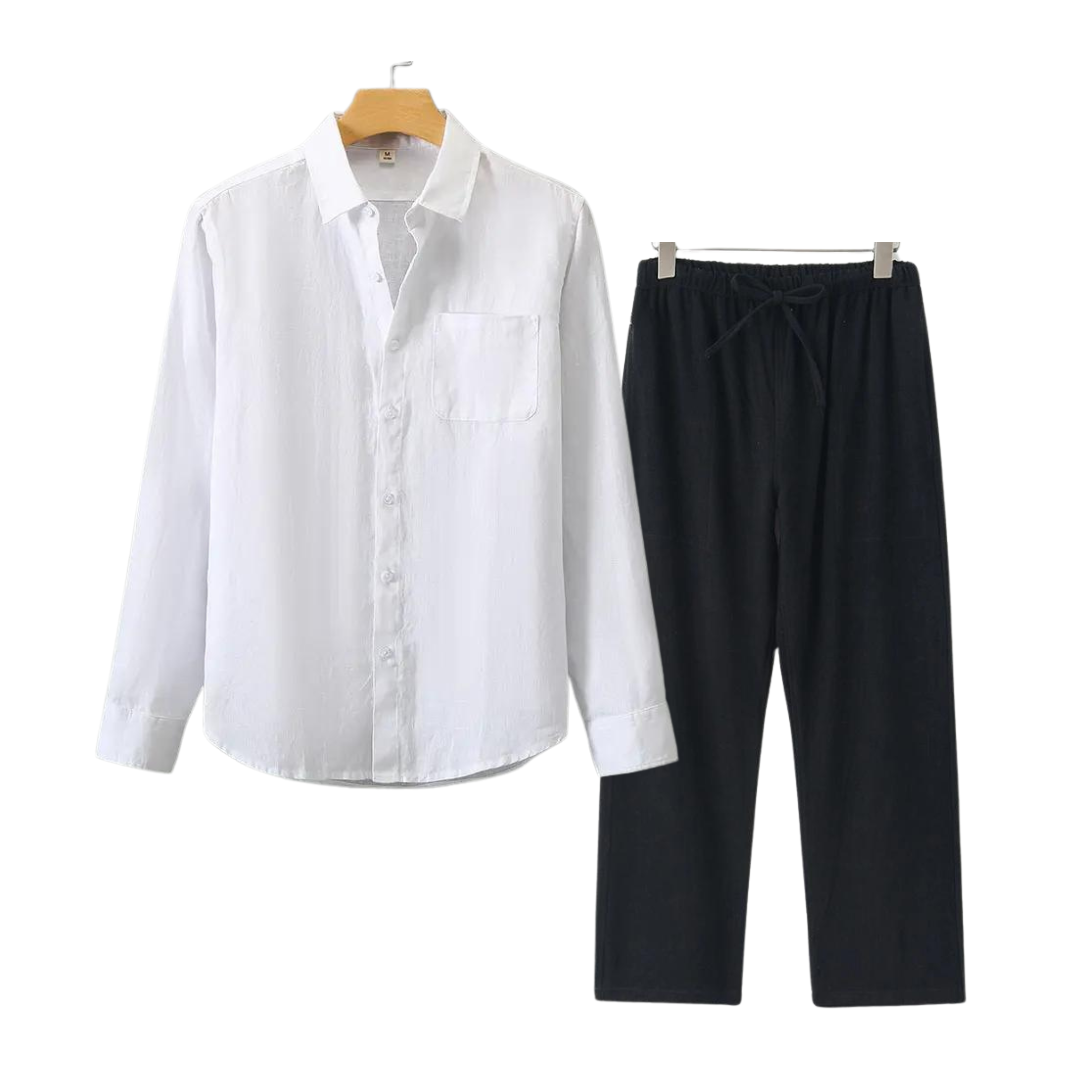 Aulier™ Linen Set (Long Sleeves)
