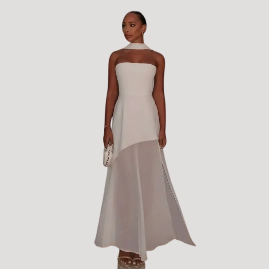 Halter Neck Maxi Dress for Summer Evenings