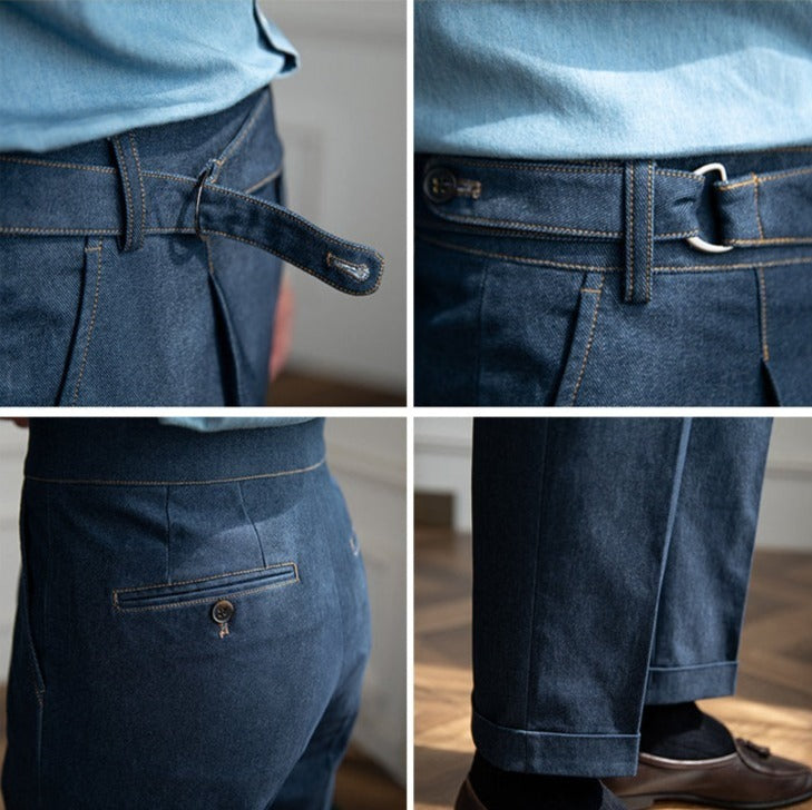 Straight Denim Trousers Portovenere