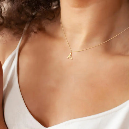 Necklace with Love Letter Initials