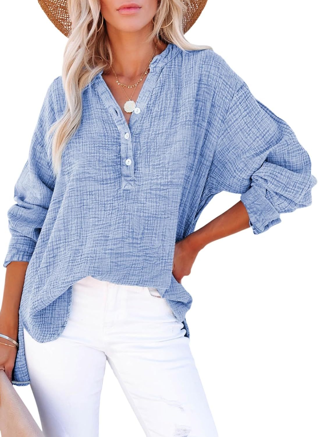 Vicky | Casual Button-Up Blouse