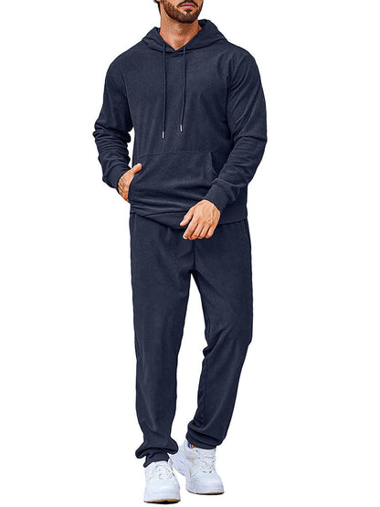 Casual Hooded Tracksuit Top for Jogging (US Only)