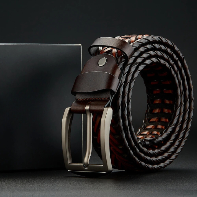 Heritage Woven Leather Belt
