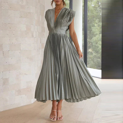 Élise™ | Pleated Midi Dress