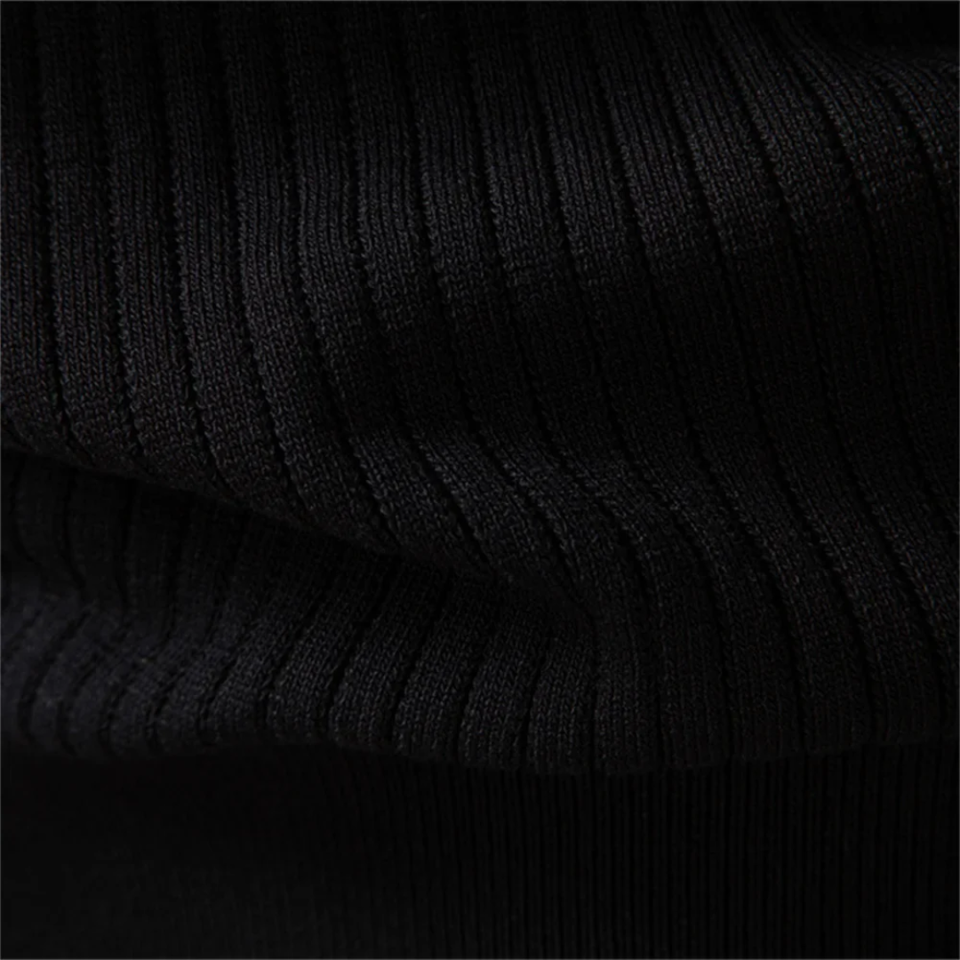 Zalecta | Ribbed Henley Shirt