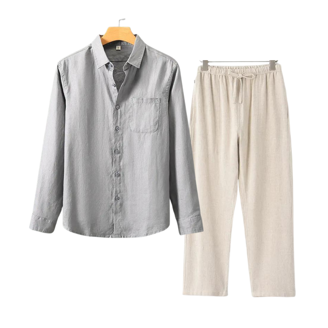Aulier™ Linen Set (Long Sleeves)