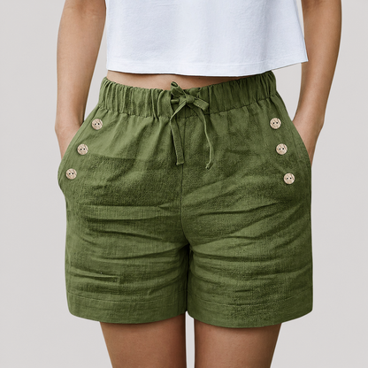 Women’s Tailored Elasticated Waist Summer Shorts