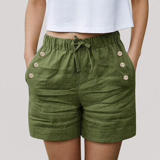 Women’s Tailored Elasticated Waist Summer Shorts