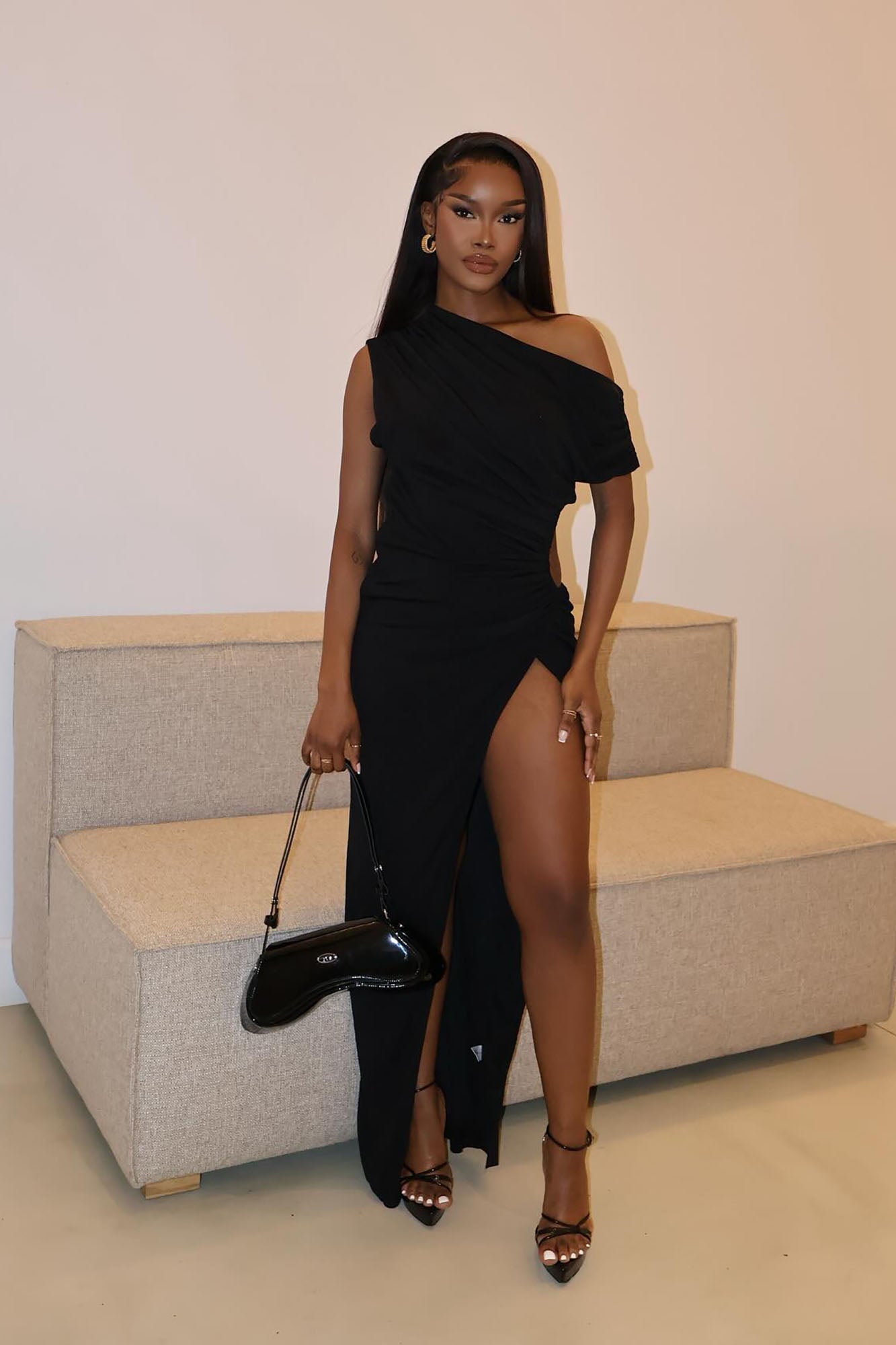 Maxi Dress Keep Walking - Black