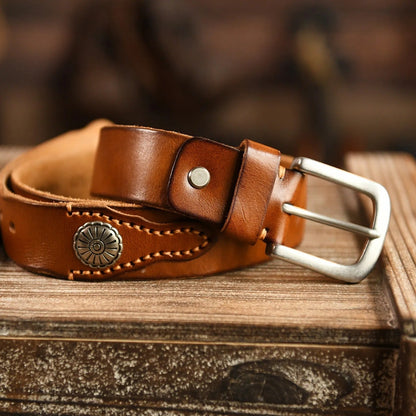 100% Cowhide Sierra Belt