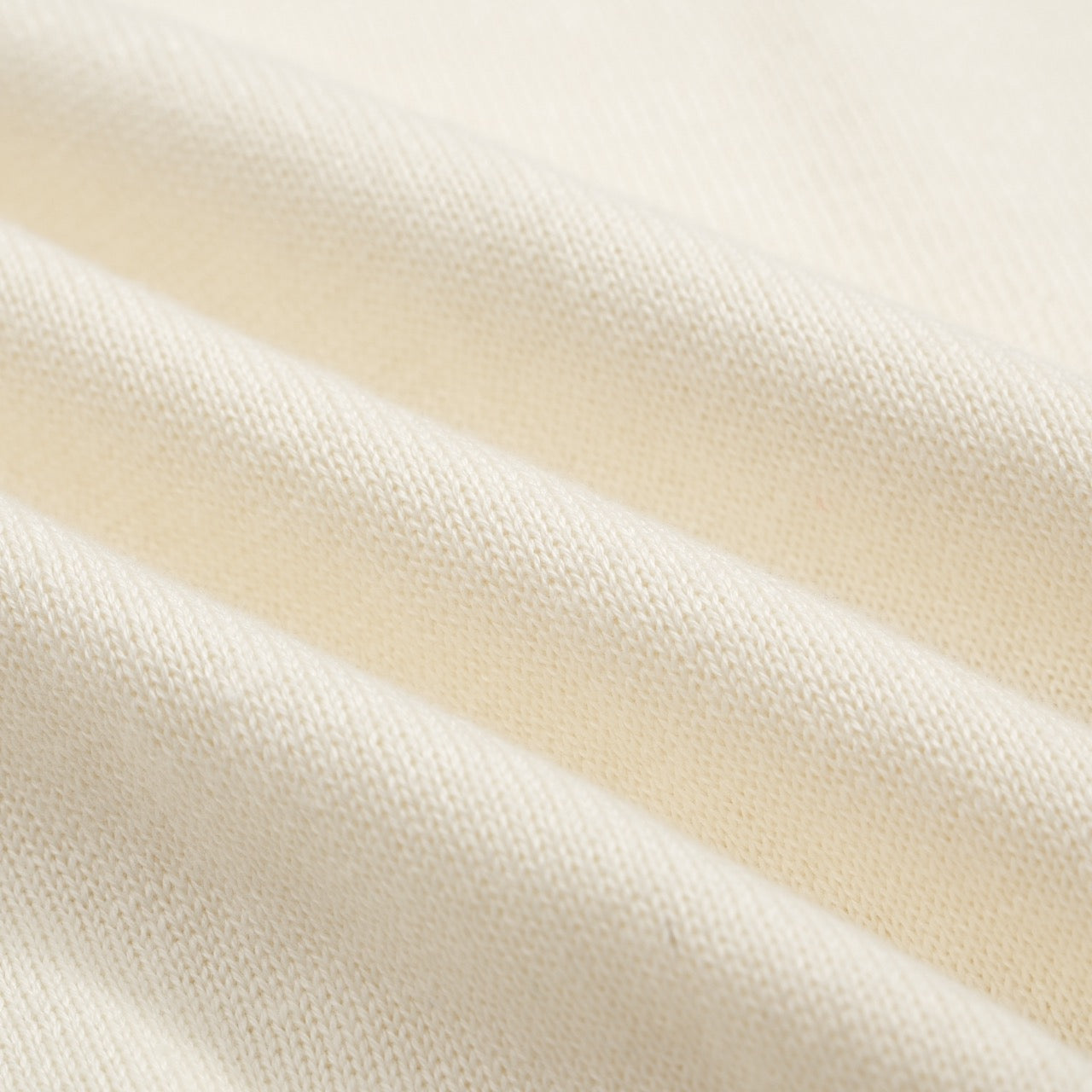 Embroidered Knit Jumper for Men from the 70s – Retro Cream Jumper with Floral Collar Detail