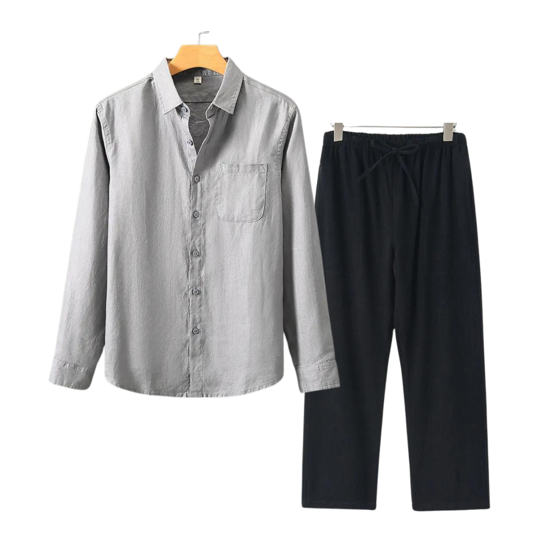 Aulier™ Linen Set (Long Sleeves)