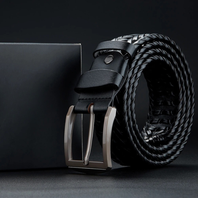 Heritage Woven Leather Belt