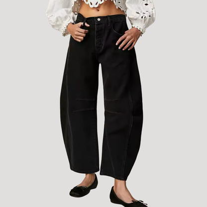 Women’s Loose Fit Barrel Leg Jeans