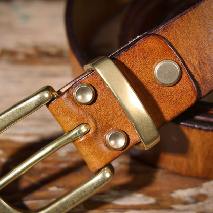 Harlan Full Grain Leather Belt