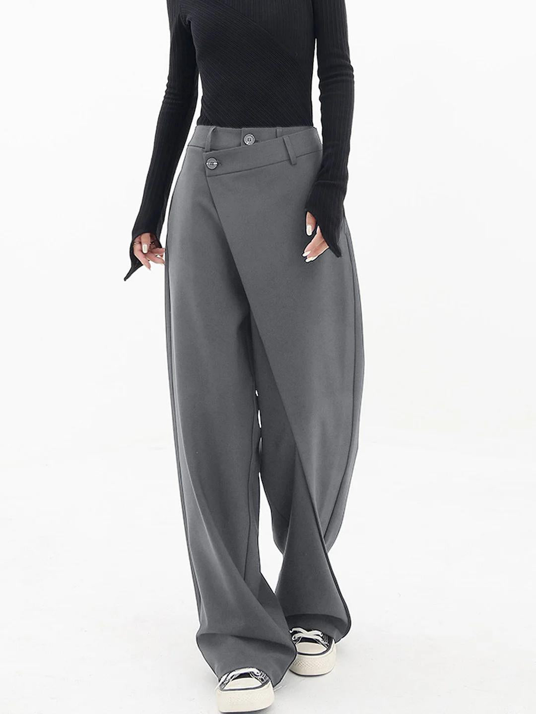 Raphaëlle - Asymmetrical Fashion Trousers