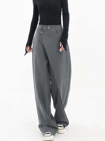 Raphaëlle - Asymmetrical Fashion Trousers