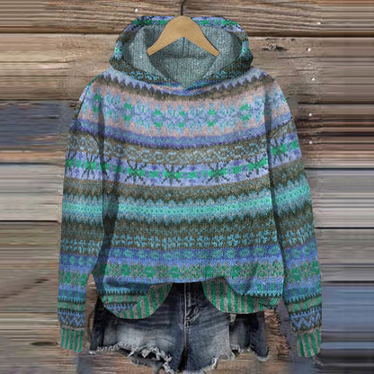Warm Norwegian Style Hoodie for Women - Avril