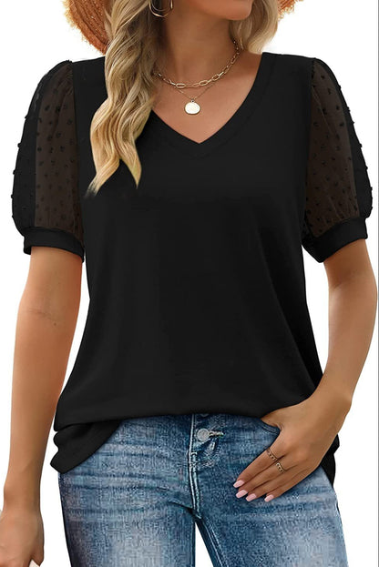 Helena | Elegant V-Neck Blouse