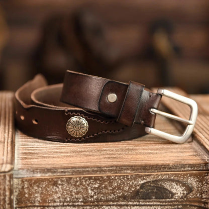 100% Cowhide Sierra Belt