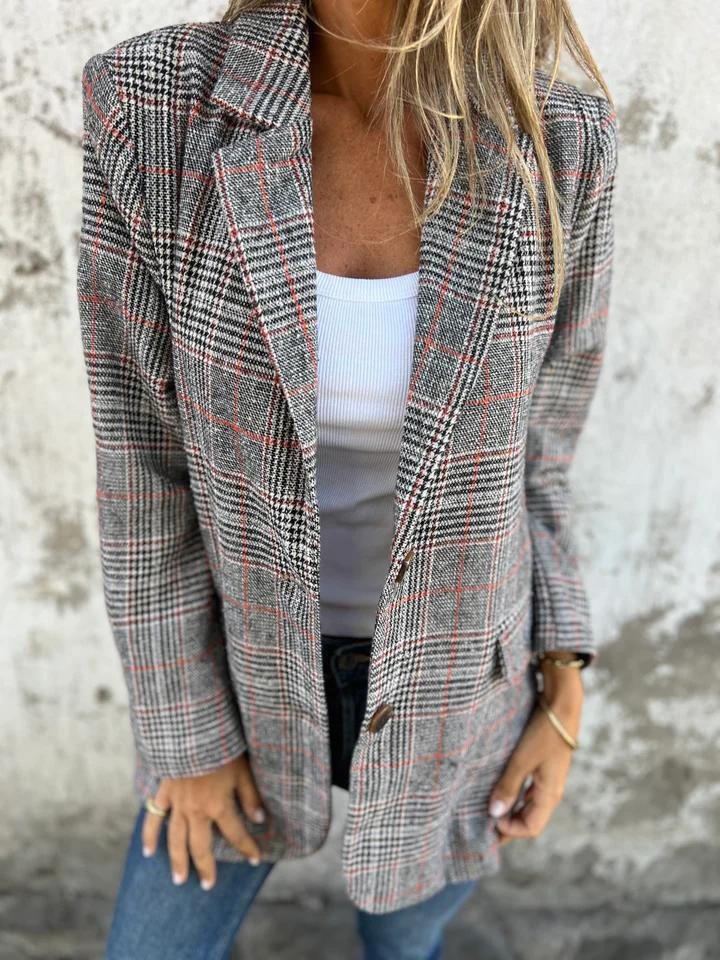 Andrea™ | Winter Check Blazer