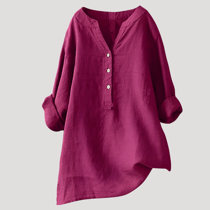Women's Loose Fit Longline Tunic Top