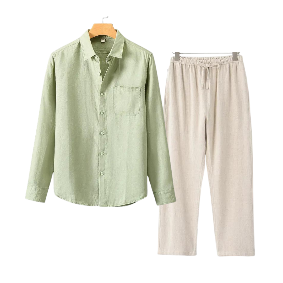Aulier™ Linen Set (Long Sleeves)