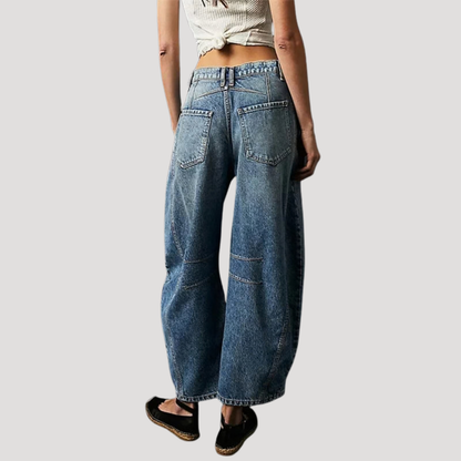 Women’s Loose Fit Barrel Leg Jeans