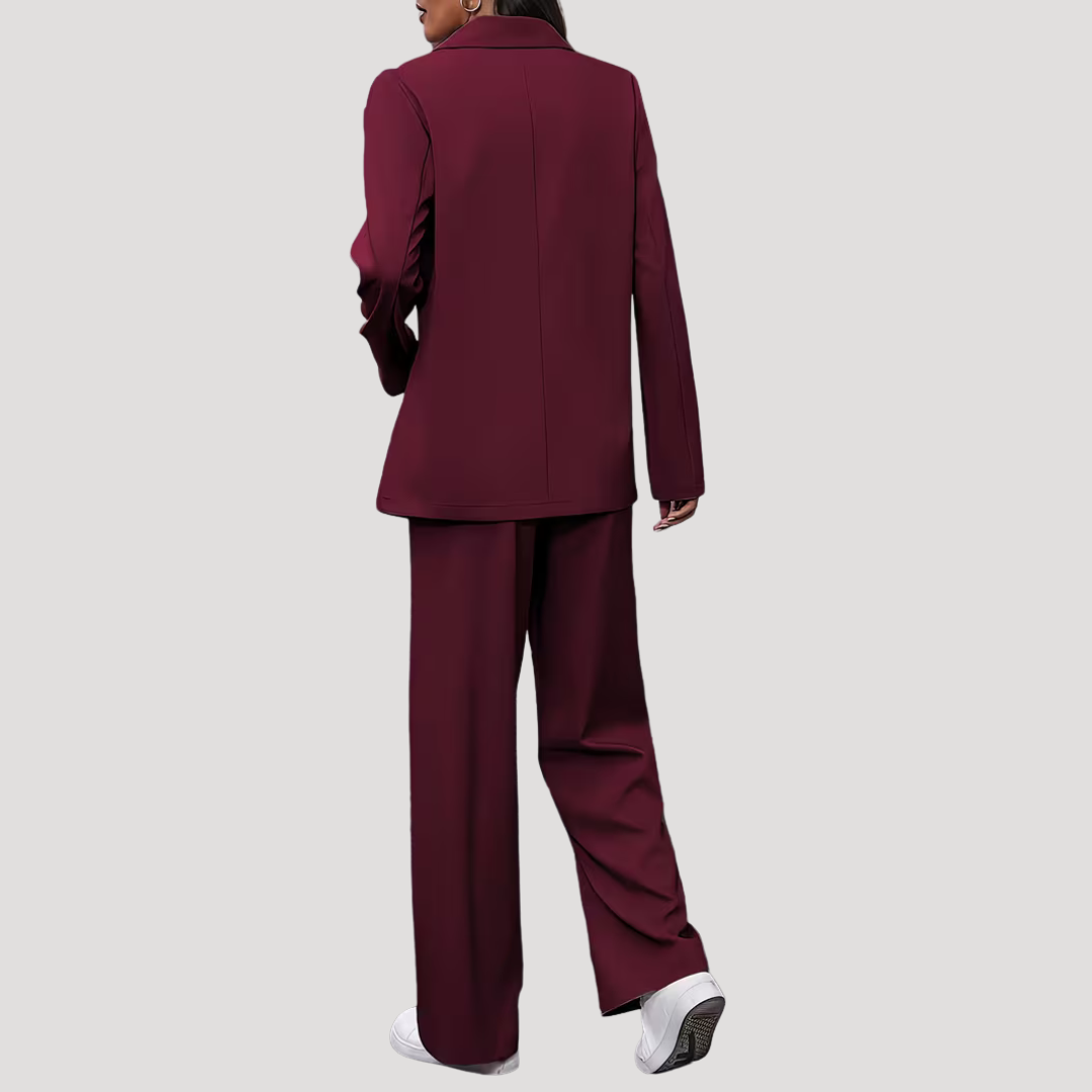 Women’s Elegant Tailored Trouser Smart Suit