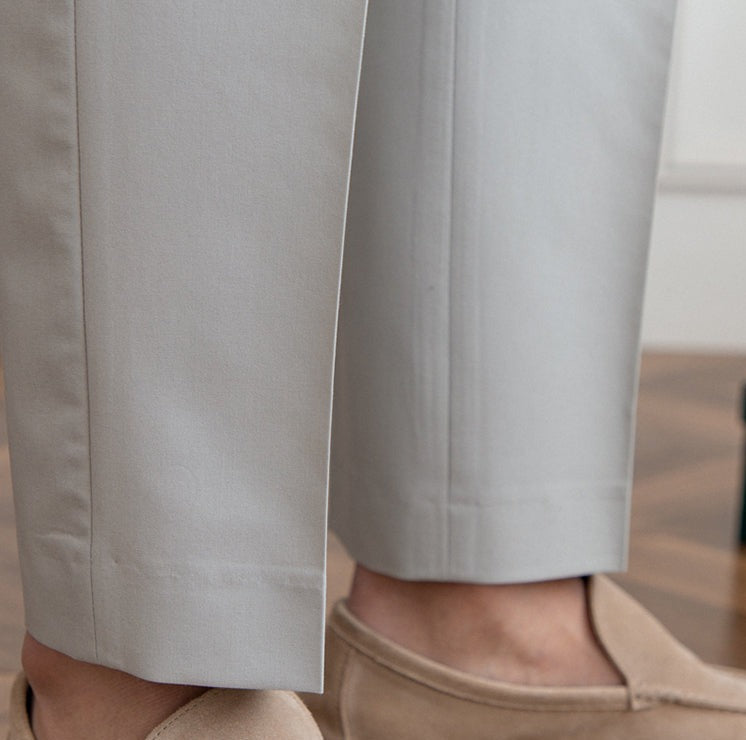 Gurkha Capri Pleated Straight Trousers