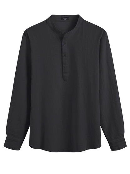 Casual 2-Piece Henley Shirt Set (US Only)