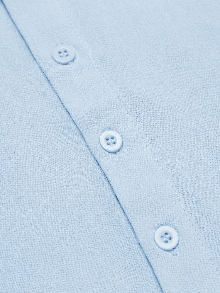 Casual 2-Piece Henley Shirt Set (US Only)