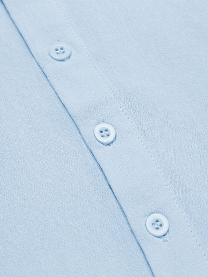 Casual 2-Piece Henley Shirt Set (US Only)