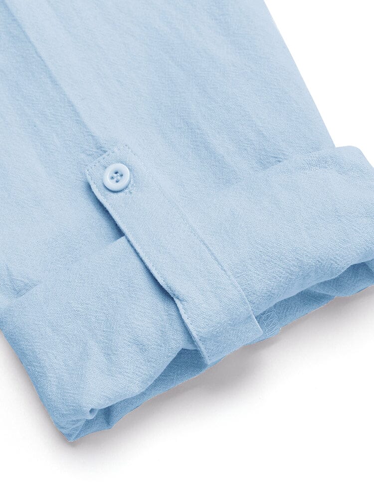 Casual 2-Piece Henley Shirt Set (US Only)