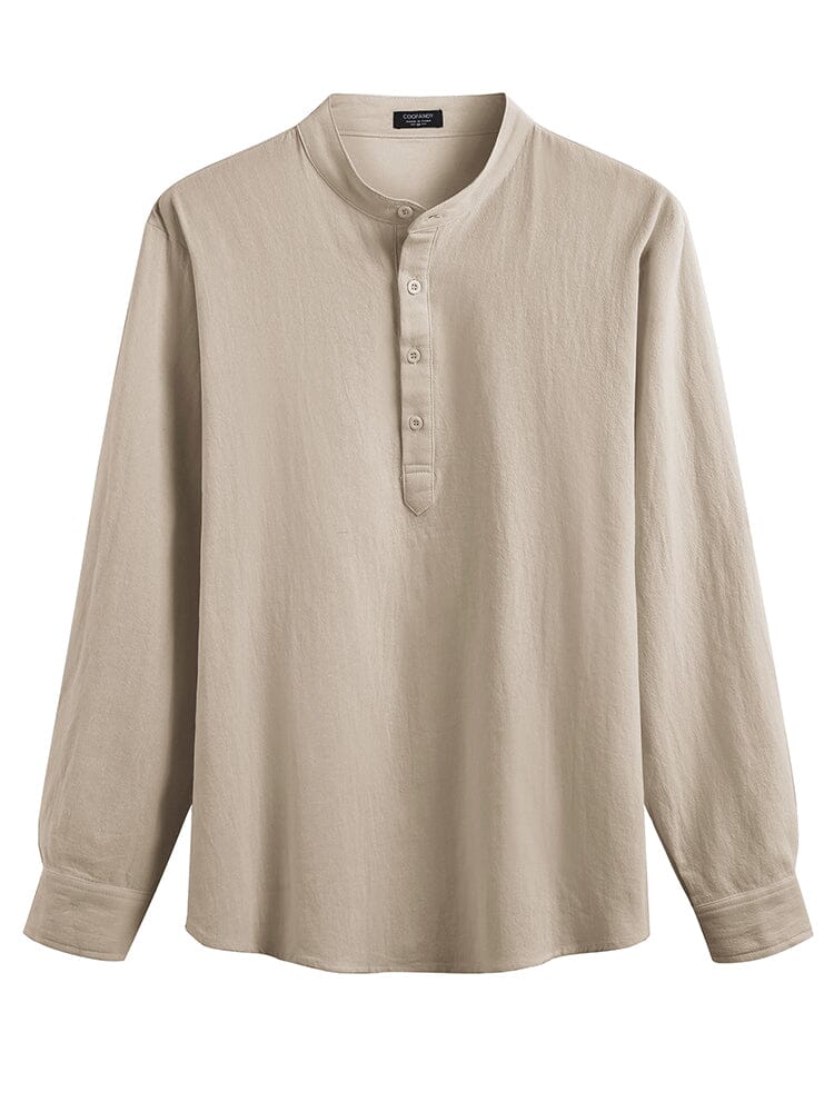 Casual 2-Piece Henley Shirt Set (US Only)