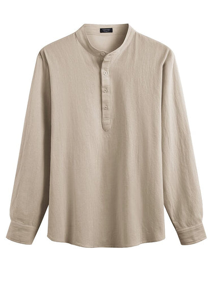 Casual 2-Piece Henley Shirt Set (US Only)