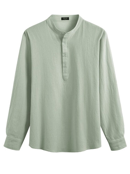 Casual 2-Piece Henley Shirt Set (US Only)