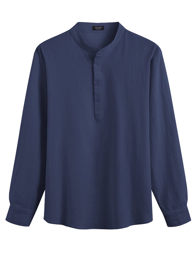 Casual 2-Piece Henley Shirt Set (US Only)